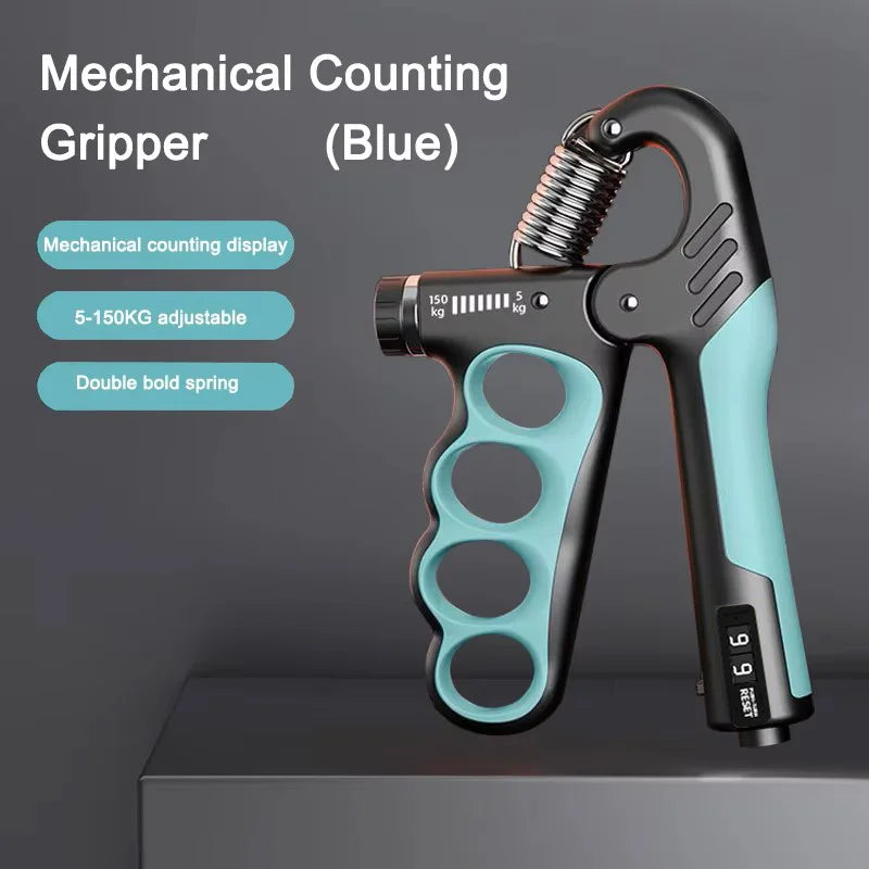 5-150kg Adjustable Grip Strength Device for Rehabilitation Training, Muscle Enhancement, Strength Training, Grip Strength Device