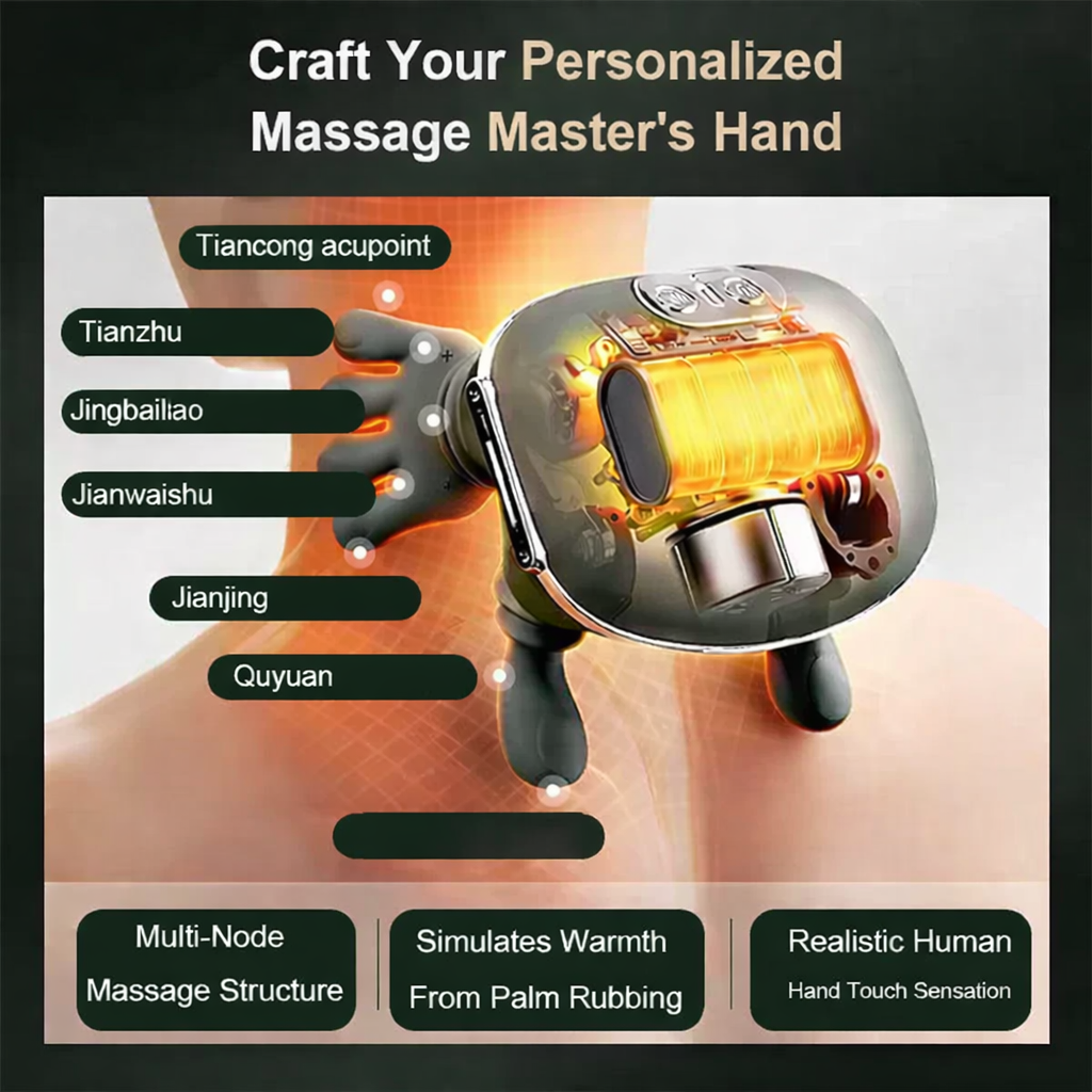 2026 Bionic Neck Shoulder Massager N7 Kneading Massager Shawl 3-Level Modes Neck Cervical Waist Leg Body Muscles Massage Pillow