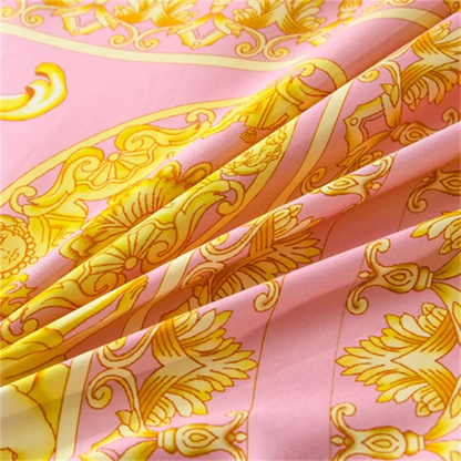Luxury Bedding set Modern Style Digital Printing polyester fiber Fabric Duvet Cover Fitted Sheet Pillowcases Home Textile