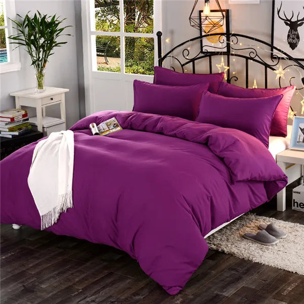 1 pcs high quality solid color super soft encryption fabric Duvet Cover a variety of specifications to open custom