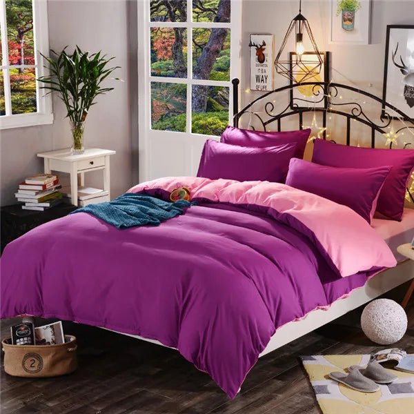 1 pcs high quality solid color super soft encryption fabric Duvet Cover a variety of specifications to open custom