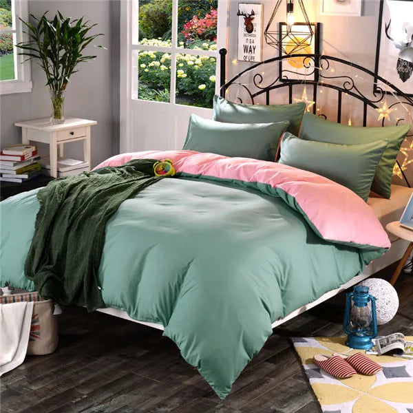 1 pcs high quality solid color super soft encryption fabric Duvet Cover a variety of specifications to open custom