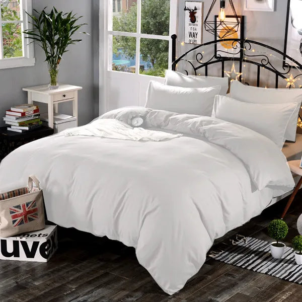 1 pcs high quality solid color super soft encryption fabric Duvet Cover a variety of specifications to open custom