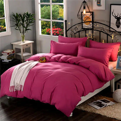 1 pcs high quality solid color super soft encryption fabric Duvet Cover a variety of specifications to open custom