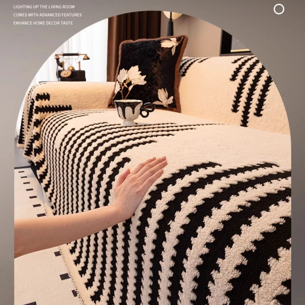 Thicken Warm Jacquard Tuffed Fleece Sofa Towel, for Living Room Bedding Room Large Relax Leisure Blanket Couch Cover Decor - AliExpress 15