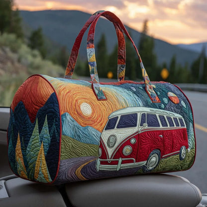 Adjustable Strap Quilted Duffle Bag Large Capacity 3D Quilting Craft Travel Duffel Bag Tote Bags Short-distance Handbag