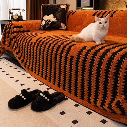 Thicken Warm Jacquard Tuffed Fleece Sofa Towel, for Living Room Bedding Room Large Relax Leisure Blanket Couch Cover Decor - AliExpress 15