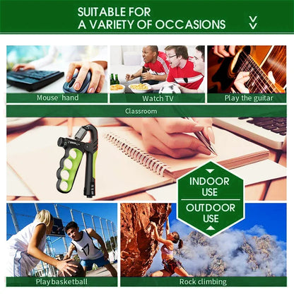 5-150kg Adjustable Grip Strength Device for Rehabilitation Training, Muscle Enhancement, Strength Training, Grip Strength Device