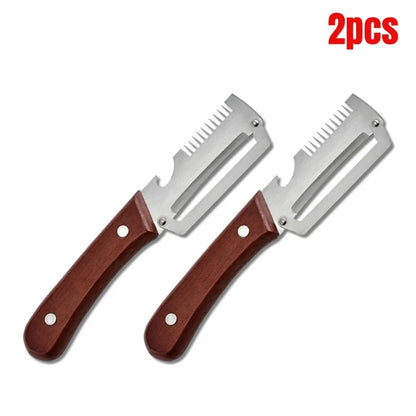 Multifunctional 3-in-1 Stainless Steel Peeler Durable Kitchen Peeling Tool For Slicer Vegetable Fruit Peeler With Bottle Opener