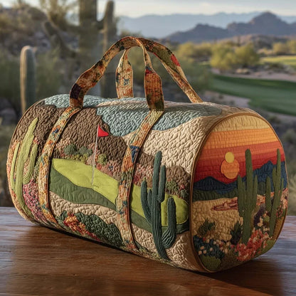 Adjustable Strap Quilted Duffle Bag Large Capacity 3D Quilting Craft Travel Duffel Bag Tote Bags Short-distance Handbag