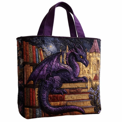 Trendy Vintage Quilted Tote Bag Lightweight 3D Printed Patterns Shoulder Bag Cotton Large Capacity Canvas Bag Casual