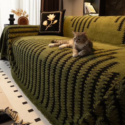 Thicken Warm Jacquard Tuffed Fleece Sofa Towel, for Living Room Bedding Room Large Relax Leisure Blanket Couch Cover Decor - AliExpress 15