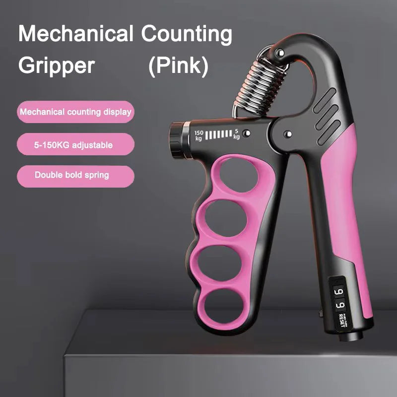 5-150kg Adjustable Grip Strength Device for Rehabilitation Training, Muscle Enhancement, Strength Training, Grip Strength Device