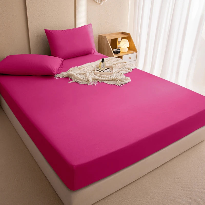 100% Waterproof Mattress Covers Protector Adjustable Bed Fitted Sheets With Elastic Band Single Double King Size 140/160/180x200