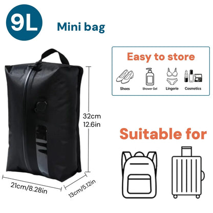 Travel Compression Bags, Waterproof Vacuum Storage Bags for Clothes Suitcase, Space Saving Bag for Travel Moving Essentials