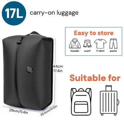 Travel Compression Bags, Waterproof Vacuum Storage Bags for Clothes Suitcase, Space Saving Bag for Travel Moving Essentials