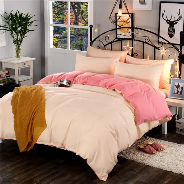 1 pcs high quality solid color super soft encryption fabric Duvet Cover a variety of specifications to open custom