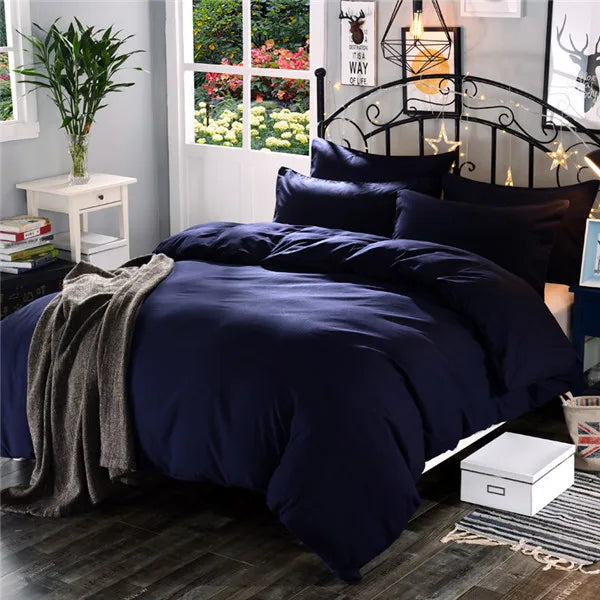1 pcs high quality solid color super soft encryption fabric Duvet Cover a variety of specifications to open custom