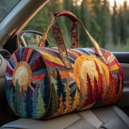 Trendy Vintage Quilted Tote Bag Lightweight 3D Printed Patterns Shoulder Bag Cotton Large Capacity Canvas Bag Casual