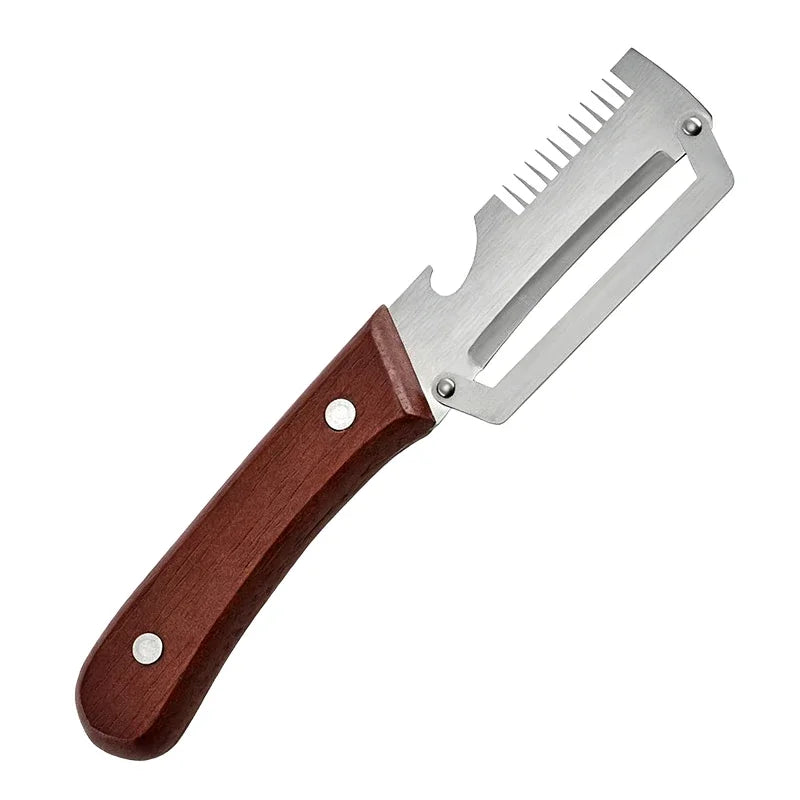 Multifunctional 3-in-1 Stainless Steel Peeler Durable Kitchen Peeling Tool For Slicer Vegetable Fruit Peeler With Bottle Opener