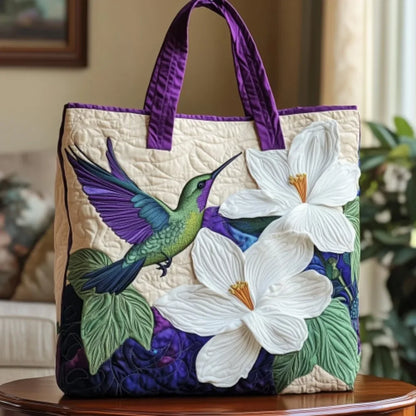 Trendy Vintage Quilted Tote Bag Lightweight 3D Printed Patterns Shoulder Bag Cotton Large Capacity Canvas Bag Casual