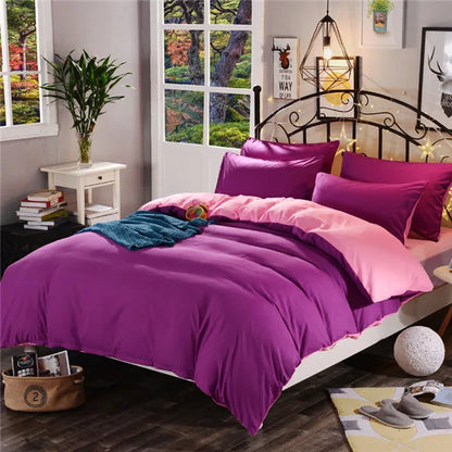 1 pcs high quality solid color super soft encryption fabric Duvet Cover a variety of specifications to open custom
