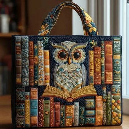 Trendy Vintage Quilted Tote Bag Lightweight 3D Printed Patterns Shoulder Bag Cotton Large Capacity Canvas Bag Casual