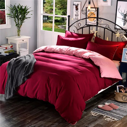 1 pcs high quality solid color super soft encryption fabric Duvet Cover a variety of specifications to open custom